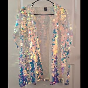 Iridescent Sequin Cardigan